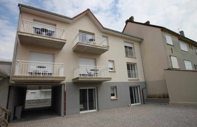 Vue extérieure de l'hôtel Le Cheval Blanc à Quend-Plage